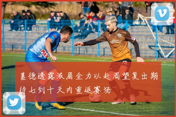 基德透露浓眉全力以赴渴望复出期待七到十天内重返赛场