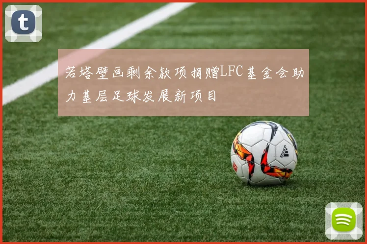 若塔壁画剩余款项捐赠LFC基金会助力基层足球发展新项目
